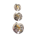 Frog on halyconia pendant, 25mm, .925 silver, 18kt gold plated, sold with 18” rhodium plated, sterling silver chain.   Authorized reproduction of an original museum quality Rainforest Design®️handcrafted shell cameo, carved in Panama by a master Wounaan Indian artist. Part of the proceeds go to the artist whose signature appears on the reverse.   The Panama Golden Frog or Rana Dorada, is now extinct in the wild,  and only exists in captivity in a few places where attempts to breed them are being made. 